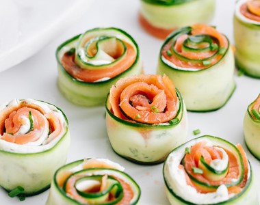 Regal Smoked Salmon & Cucumber Rolls