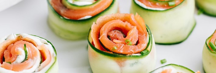 Regal Smoked Salmon & Cucumber Rolls