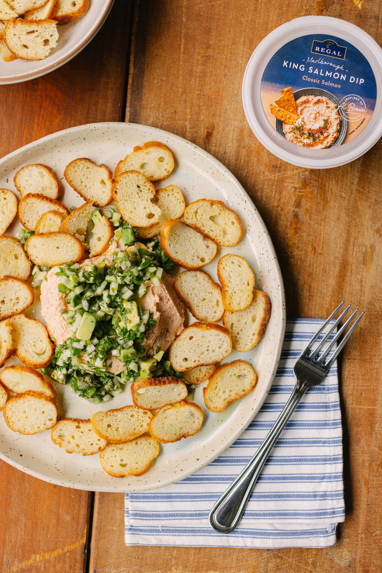Regal Salmon Dip W Apple & Avo Salsa Verde