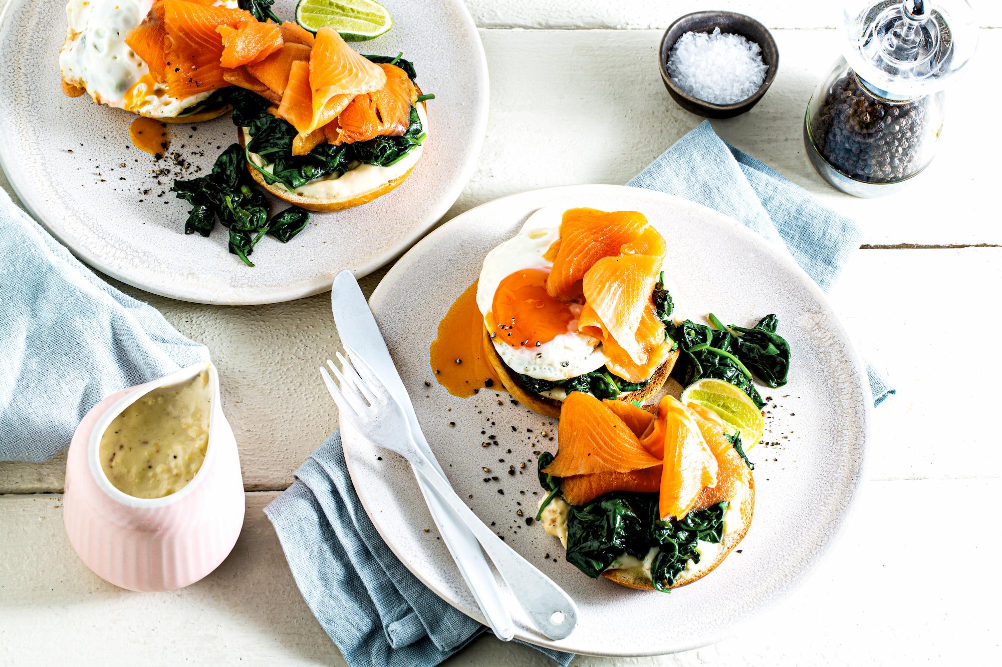 Regal Smoked Salmon Florentine Eggs