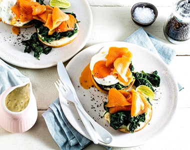 Regal Smoked Salmon Florentine Eggs