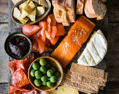 Al Brown's Maple Salmon Grazing Platter