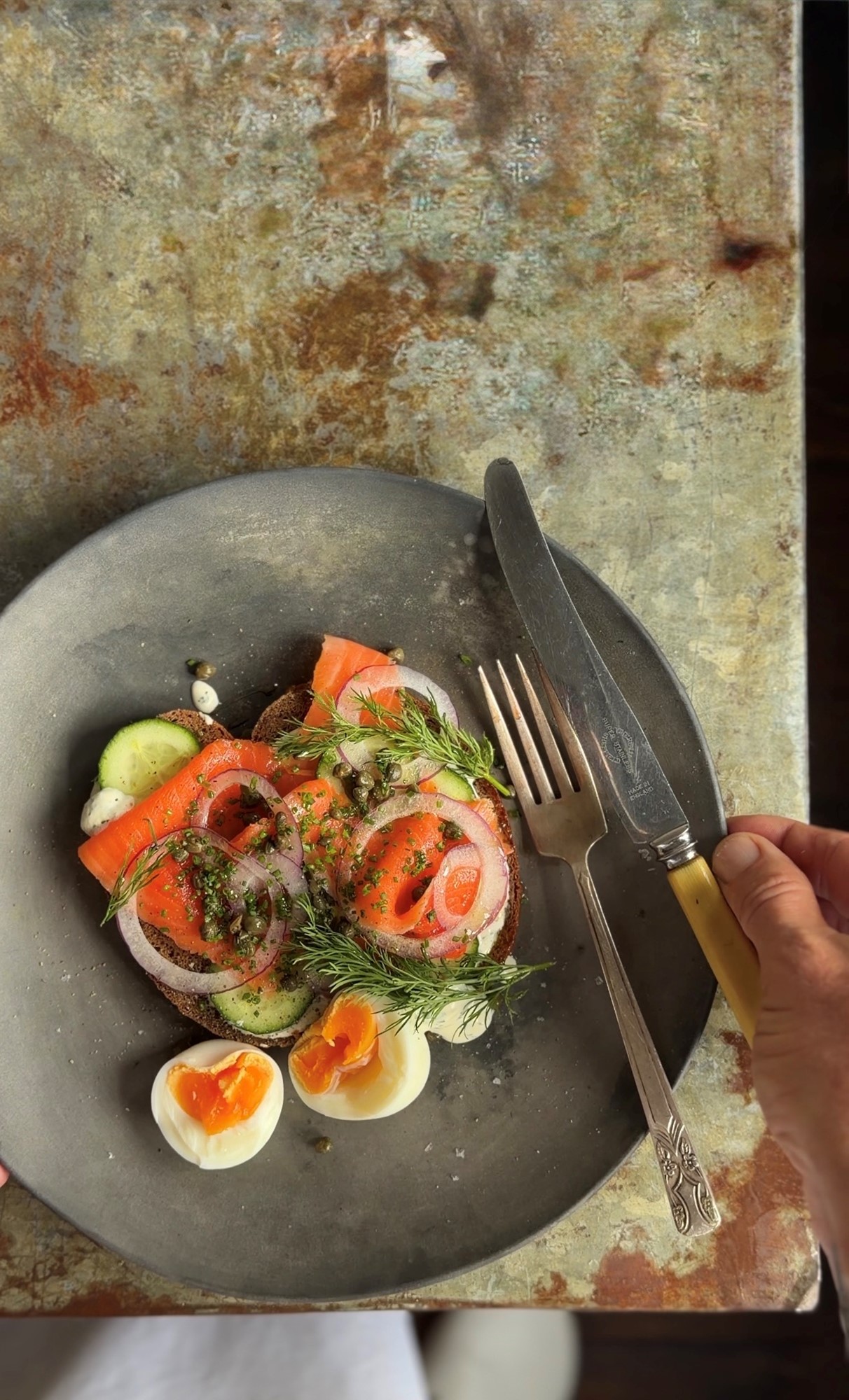 Regal Salmon With Black Bread And Dill (1)