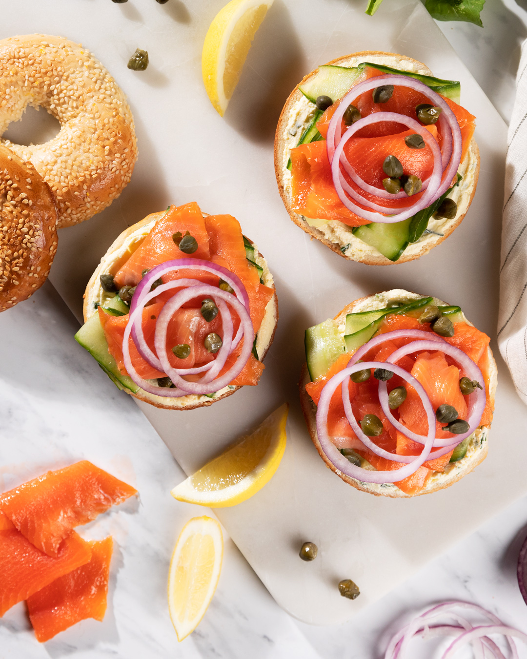 Regal Cold Smoked Salmon Brunch Bagels