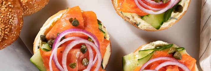 Regal Cold Smoked Salmon Brunch Bagels