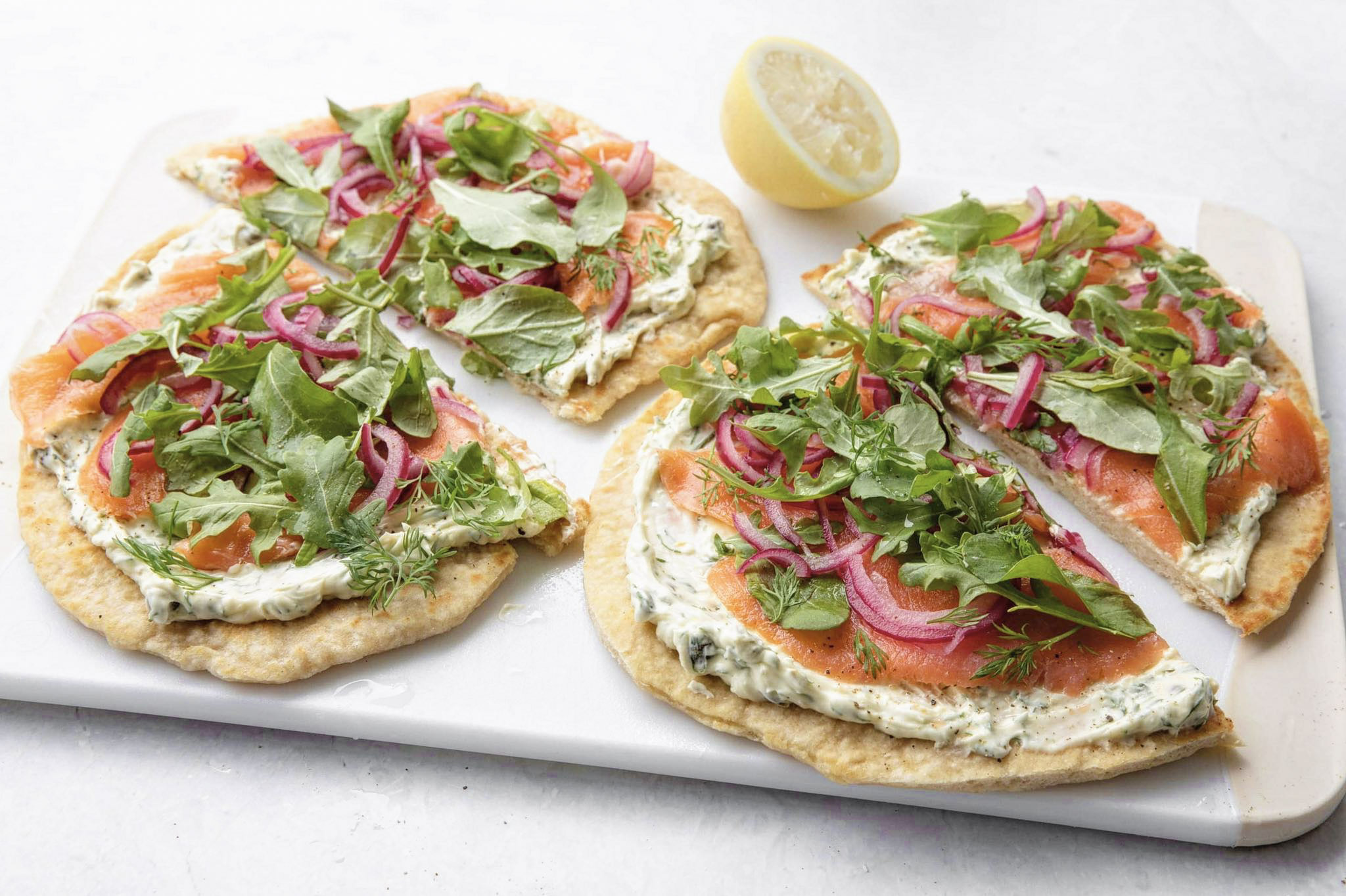 Cold Smoked Salmon Flatbreads Static Image
