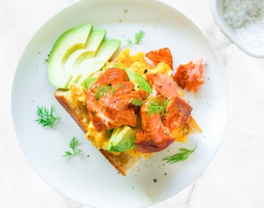 Regal Scrambled Eggs And Hot Smoked Salmon