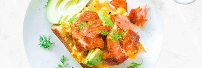 Regal Scrambled Eggs And Hot Smoked Salmon