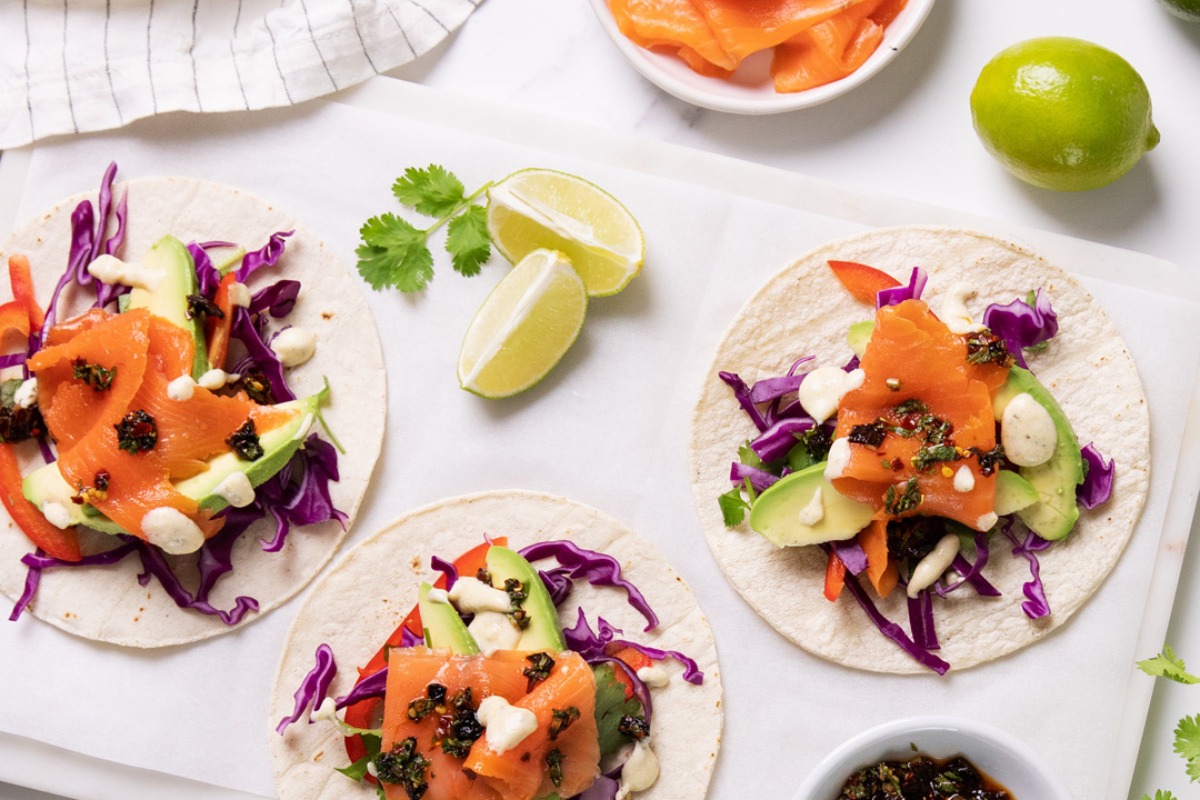 Regal Soft Smoked Salmon Tacos