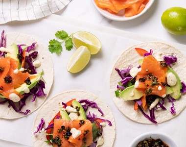 Regal Soft Smoked Salmon Tacos