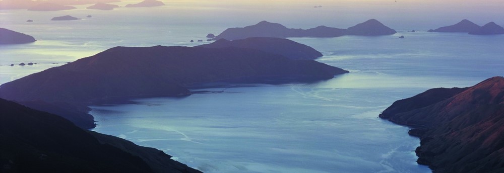 Aerial Sounds Sunset Mussel Farms