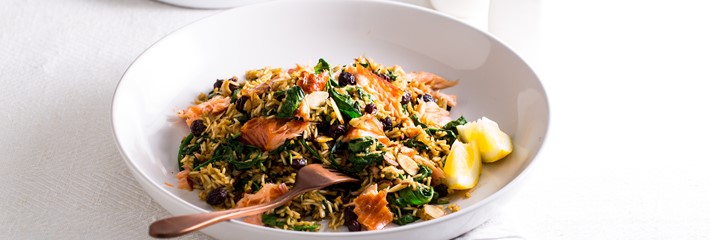 Basmati Rice And Spinach Pilaf