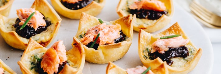 Mini Salmon Quiches