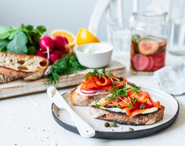 Regal Smoked Salmon Bruschetta