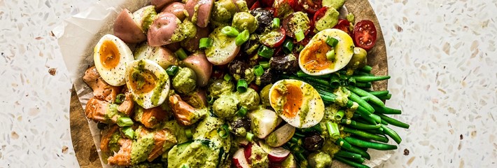 Salmon Nicoise Salad